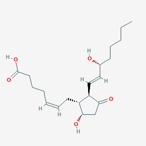 Chemical structure of 15(R)-Prostaglandin D2