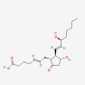 Chemical structure of 5-trans-PGE2