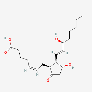 Chemical structure of 8-Isoprostaglandin E2