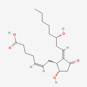 Chemical structure of delta-12-Pgd2