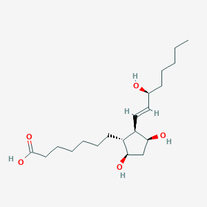 Chemical structure of 11β-Prostaglandin F1β