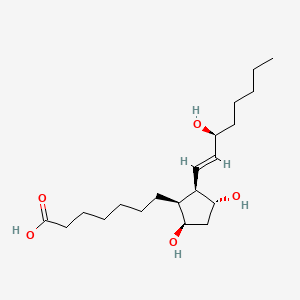 Chemical structure of 8-iso Prostaglandin F1β