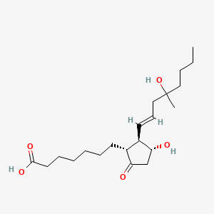 Chemical structure of Misoprostol acid