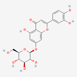 Chemical structure of Luteoloside