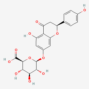 Chemical structure of Naringenin-7-O-glucuronide