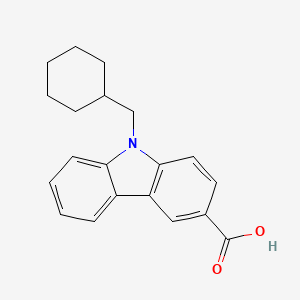Chemical structure of MDMB-CHMCZCA metabolite M3