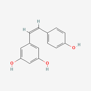 Chemical structure of cis-Resveratrol