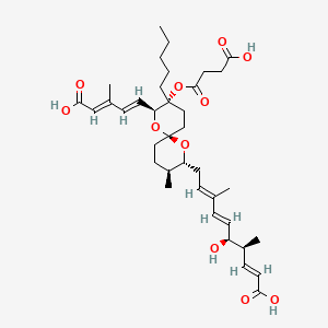 Chemical structure of Reveromycin D
