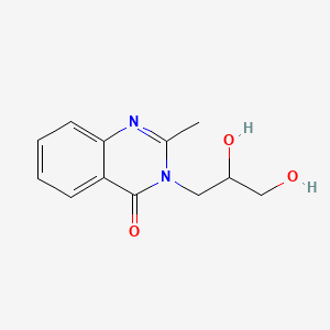 Chemical structure of Diproqualone