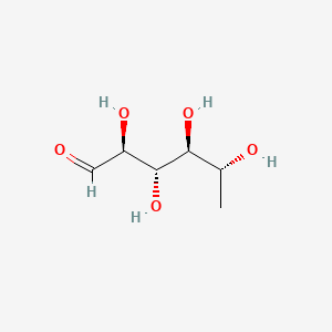 Chemical structure of 6-Deoxytalose