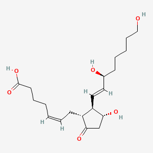 Chemical structure of 20-Hydroxy-PGE2