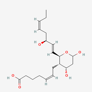 Chemical structure of Thromboxane B3