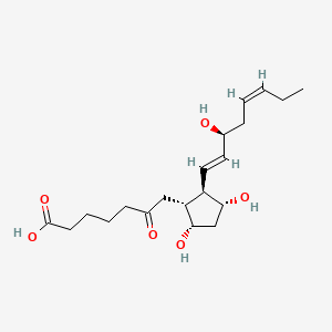 Chemical structure of δ17-6-keto Prostaglandin F1α