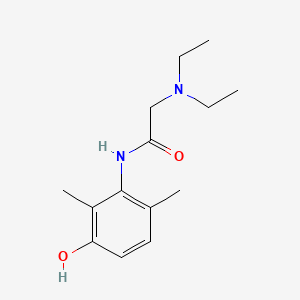 Chemical structure of 3-Hydroxylidocaine