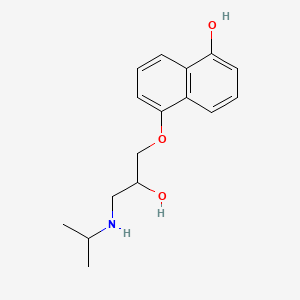 Chemical structure of 5-hydroxy Propranolol