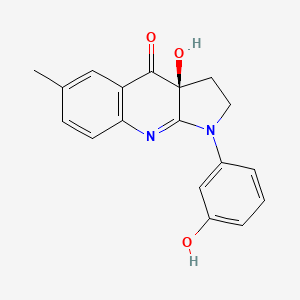 Chemical structure of (S)-3'-hydroxy Blebbistatin