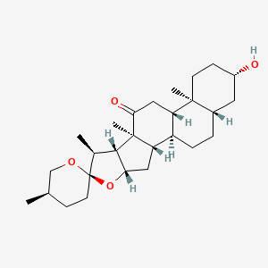 Chemical structure of Hecogenin