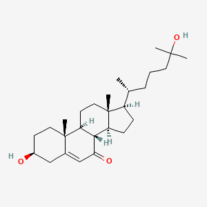 Chemical structure of 7-keto-25-hydroxy Cholesterol