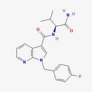 Chemical structure of AB-7-FUBAICA