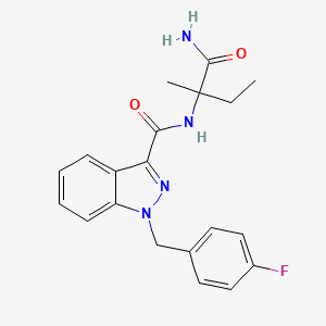 Chemical structure of AB-FUBINACA isomer 2