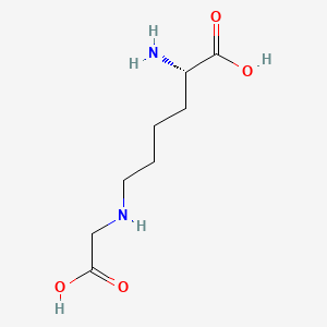 Chemical structure of Nε-(1-Carboxymethyl)-L-lysine
