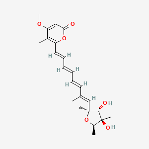 Chemical structure of Citreoviridin