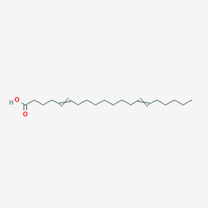 Chemical structure of Icosa-5,14-dienoic acid