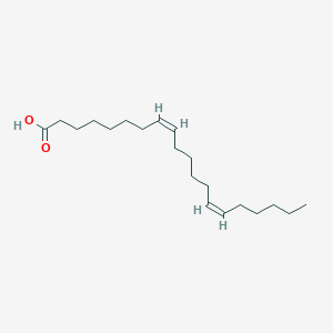 Chemical structure of Icosa-8,14-dienoic acid
