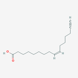 Chemical structure of Palmitoleic Acid Alkyne