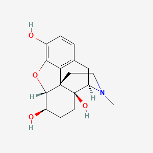 Chemical structure of 6β-Oxymorphol