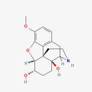 Chemical structure of nor-6α-Oxycodol