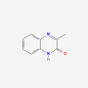 Chemical structure of 3-Methylquinoxalin-2-ol