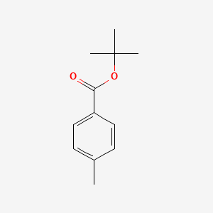 Chemical structure of tert-butyl p-Toluate