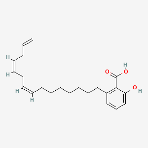 Chemical structure of Anacardic Acid Triene