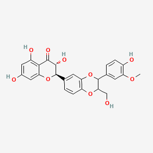 Chemical structure of Silybin