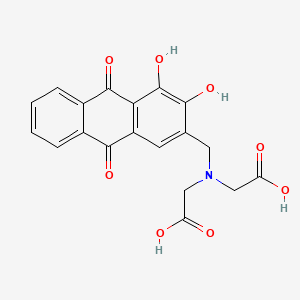 Chemical structure of Alizarin complexone