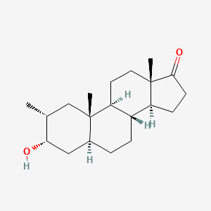 Chemical structure of 2α-methyl Androsterone