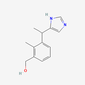 Chemical structure of 3-hydroxy Medetomidine