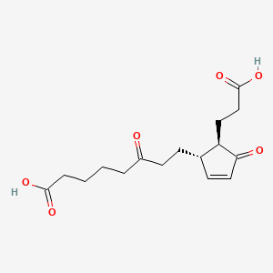 Chemical structure of tetranor-PGAM