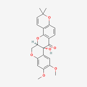 Chemical structure of Tephrosin