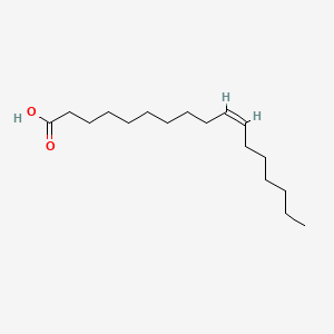 Chemical structure of Heptadecenoic Acid