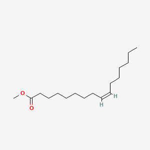 Chemical structure of Methyl palmitoleate