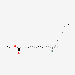 Chemical structure of Ethyl palmitoleate