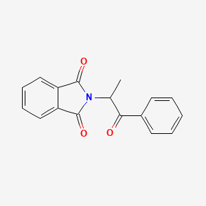 Chemical structure of α-Phthalimidopropiophenone