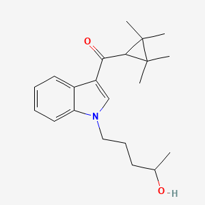 Chemical structure of UR-144 N(4-hydroxypentyl)