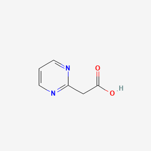 Chemical structure of 2-Pyrimidineacetic Acid