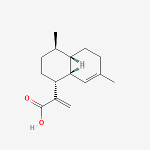 Chemical structure of Artemisinic Acid