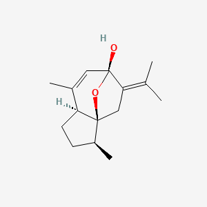 Chemical structure of Curcumenol