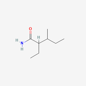 Chemical structure of Valnoctamide