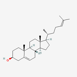 Chemical structure of 24-dehydro Cholesterol